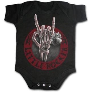 little rocker svart body til baby T040K002