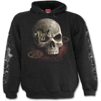 steam punk bandit svart hettegenser til barn T042K301