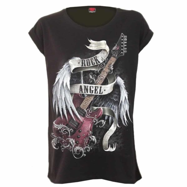 rock angel løstsittende dame t-skjorte T091F754