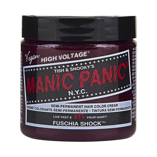manic panic classic high voltage rosa hårfarge 118ml fuschia shock pot 5028