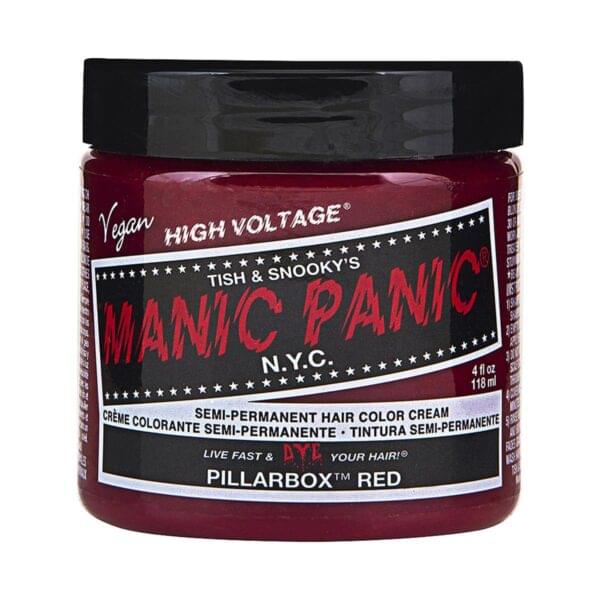 manic panic classic high voltage rød hårfarge 118ml pillarbox red pot 54504