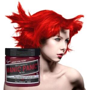 manic panic classic high voltage rød hårfarge 118ml pillarbox red model pot 54504