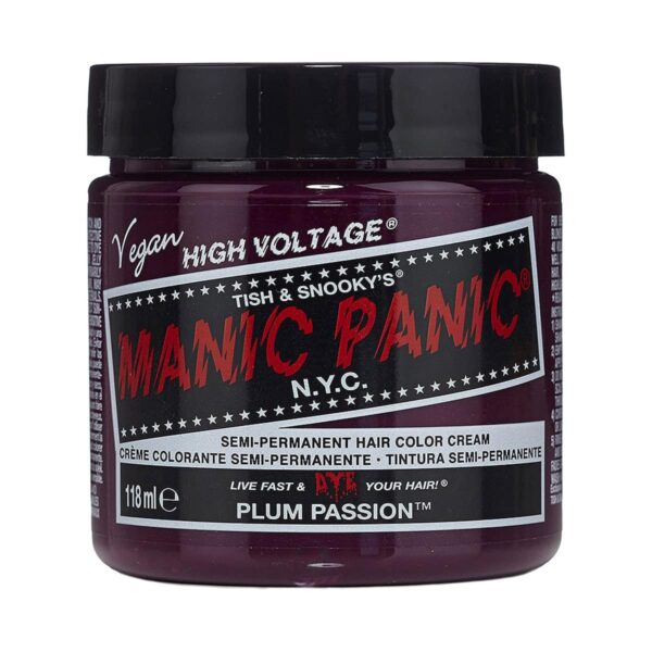manic panic classic high voltage lilla hårfarge 118ml plum passion pot 7040