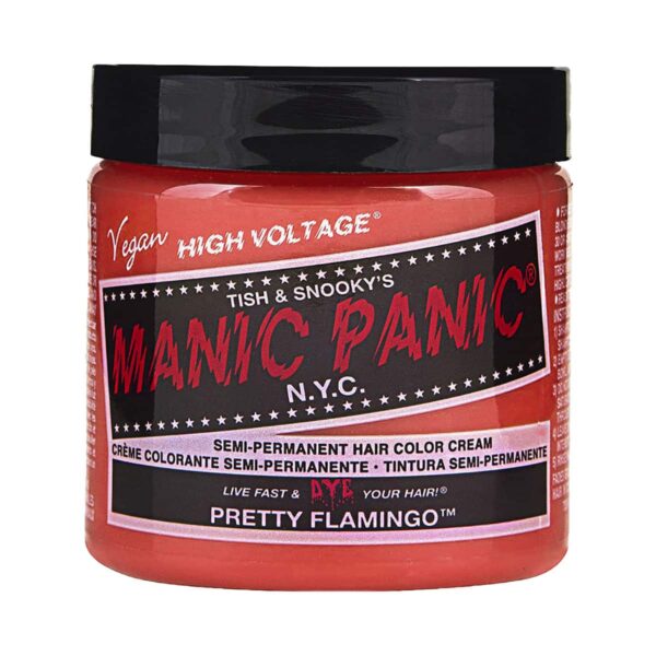 manic panic classic high voltage oransje uv hårfarge 118ml pretty flamingo pot 70422