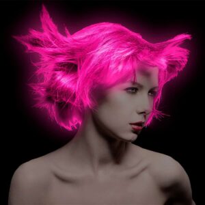 manic panic classic high voltage rosa uv hårfarge 118ml hot hot pink model uv 70424