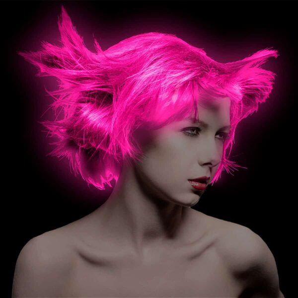 manic panic classic high voltage rosa uv hårfarge 118ml hot hot pink model uv 70424