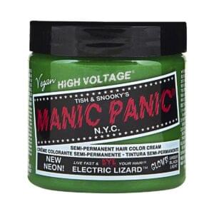 manic panic classic high voltage grønn uv hårfarge 118ml electric lizard pot 70427