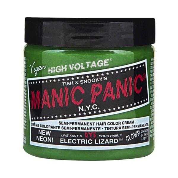 manic panic classic high voltage grønn uv hårfarge 118ml electric lizard pot 70427