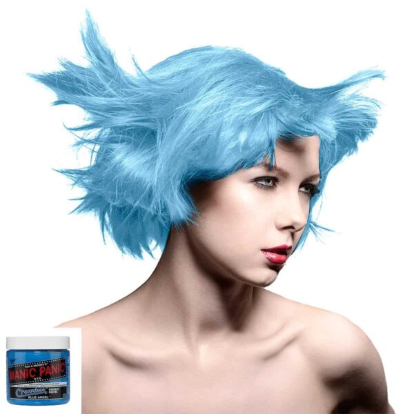 manic panic creamtones blå pastel hårfarge 118 ml blue angel model 70487