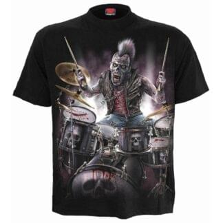 zombie backbeat svart t-skjorte til herre T156M101