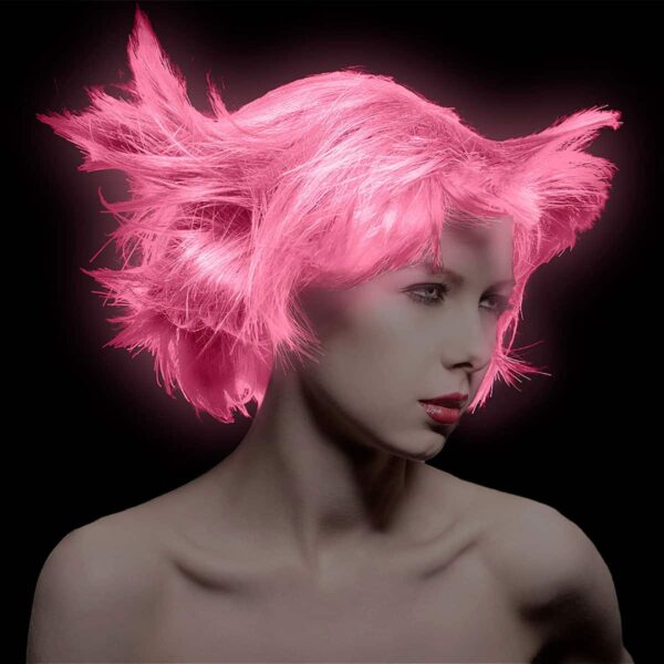 manic panic classic high voltage rosa uv hårfarge 118ml cotton candy pink model uv 54501