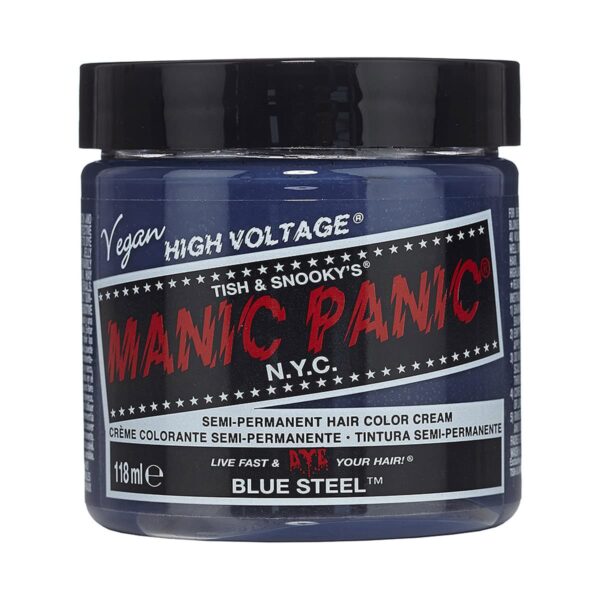 manic panic classic high voltage sølvblå hårfarge 118ml blue steel pot 7041