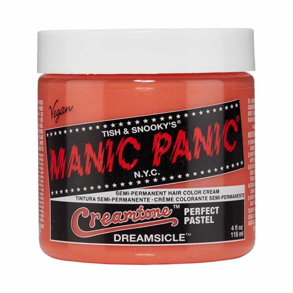 manic panic creamtones oransje pastell hårfarge 118 ml dreamsicle pot 70484