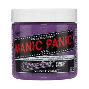 manic panic creamtones lilla pastell harfarge 118 ml velvet violet pot 70486
