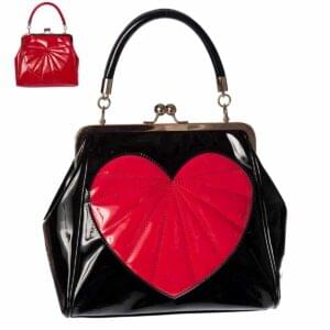 heartbreaker håndveske med hjerte pynt BG34001