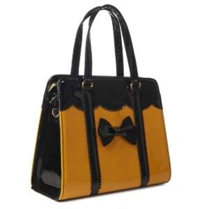 gul juicy bits retro veske med sløyfe BG7301