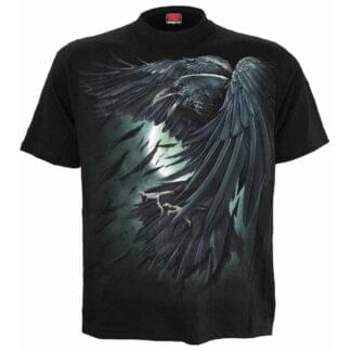 shadow raven svart t-skjorte til herre M027M101
