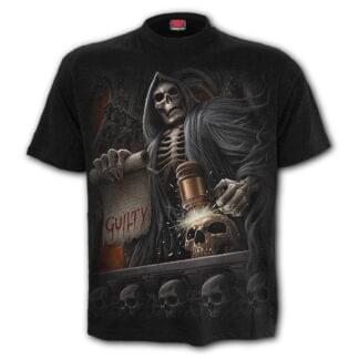 judge reaper svart t-skjorte til herre T115M101