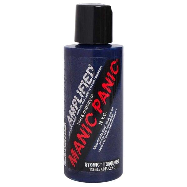 manic panic amplified turkis harfarge 118ml atomic turquoise bottle 70580