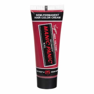 manic minis rød hårfargeprøve pillarbox red sample 70592