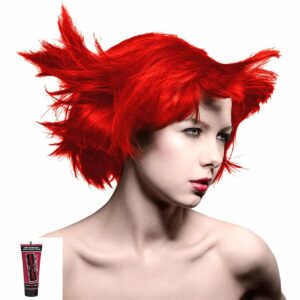 manic minis rød hårfargeprøve pillarbox red model 70592
