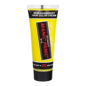 manic minis gul uv hårfargeprøve electric banana sample 70593