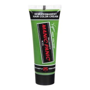manic minis grønn uv hårfargeprøve electric lizard sample 70597