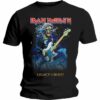 Iron Maiden Eddie on bass svart t-skjorte til herre IMTEE73MB