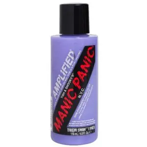 manic panic amplified sølv hårfarge 118ml virgin snow toner bottle 70584