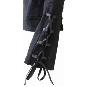 waisted corset hettegenser med svart sløyfebånd T085F260