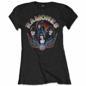 ramones vintage wings løstsittende dame t-skjorte RATS21LB