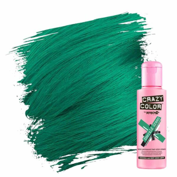 crazy color hårfarger grønn hårfarge emerald green 002243