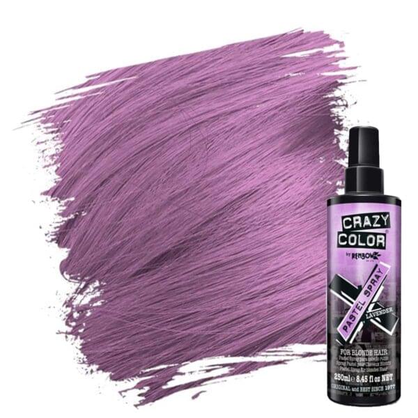 crazy color pastel spray lilla hårfarge spray lavender 002453