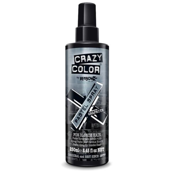 crazy color pastel spray grå hårfarge spray graphite 002481