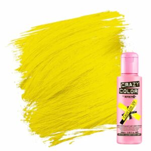 crazy color hårfarger neon gul hårfarge caution uv 002296