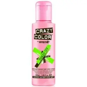 crazy color hårfarger neon grønn hårfarge toxic uv 002298