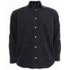 metal streetwear svart steinvasket skjorte P003M610