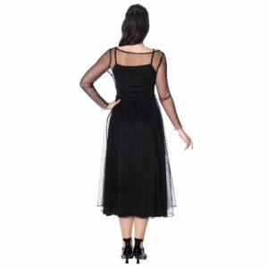 talia svart tolags kjole DR5532