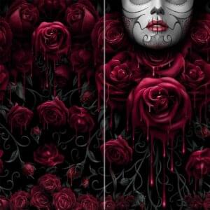 blood rose heltrykt buff multilue K018A810