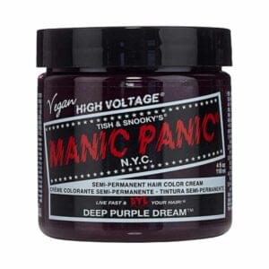 manic panic classic high voltage lilla hårfarge 118ml deep purple dream pot 6006