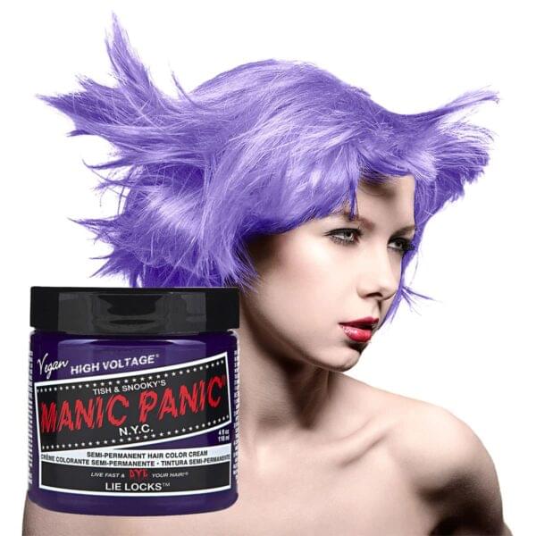 manic panic classic high voltage lilla hårfarge 118ml lie locks model pot 62938