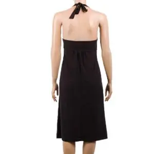 halterneck kjole knelengde svart avon ltd F5916900