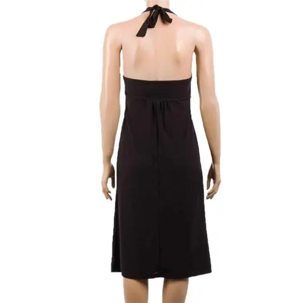 halterneck kjole knelengde svart avon ltd F5916900