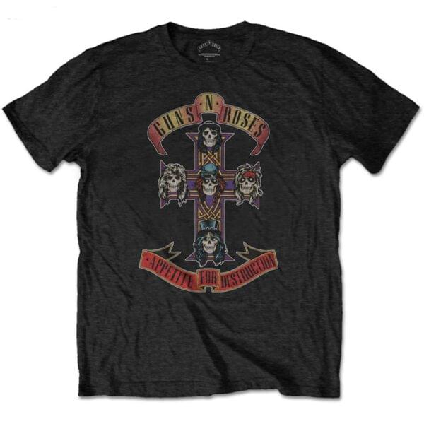 guns n roses t-skjorte barn appetite for destruction GNRTSP01BB