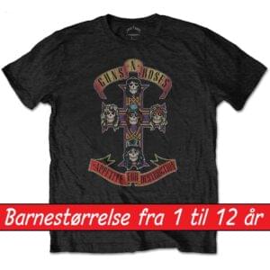 guns n roses t-skjorte barn appetite for destruction GNRTSP01BB