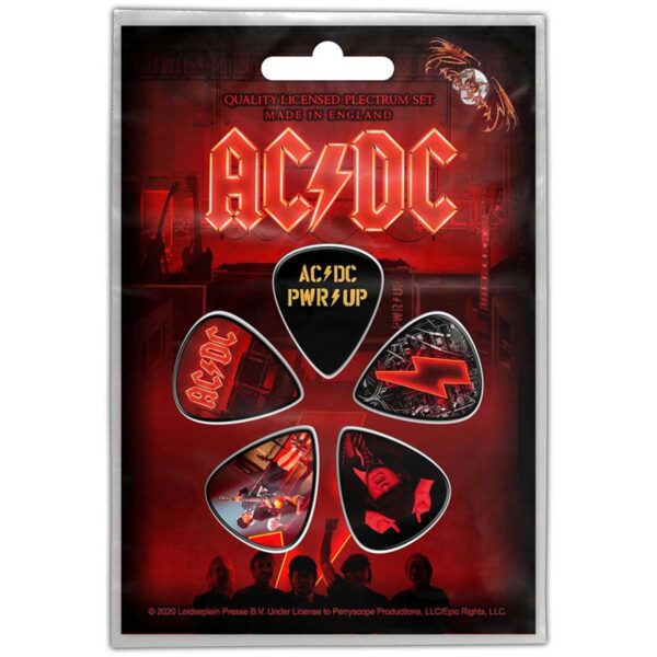 Angus Young plekter sett AC/DC Power Up PP043