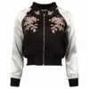 bomberjakke til dame floral emb S19-CSJ-2210