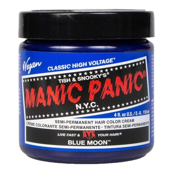 manic panic classic high voltage blå hårfarge 118ml blue moon pot 70420