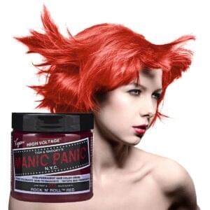 manic panic classic high voltage rød hårfarge 118ml rock 'n' roll red model pot 70429