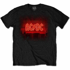 AC/DC shot in the dark stage tracklist svart t-skjorte ACDCTS83MB